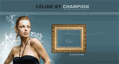 Desktop Screenshot of celinebychamp.com