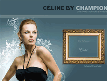 Tablet Screenshot of celinebychamp.com